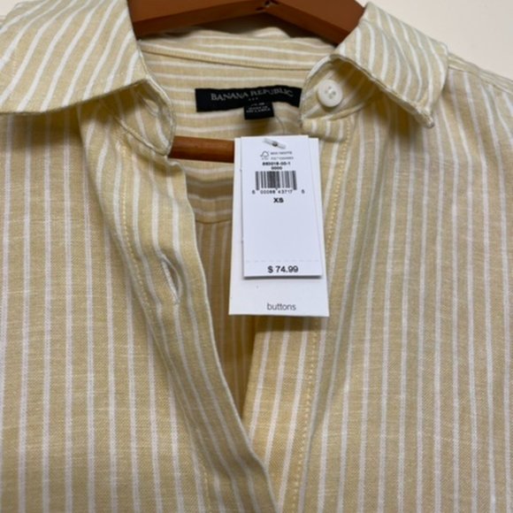 Banana Republic linen blend shirt - Picture 3 of 4